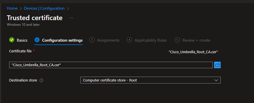 intuneCADeployment